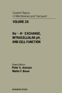 Tapa de Current Topics in Membranes and Transport
