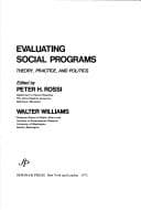 Tapa de Evaluating Social Problems (Quantitative studies in social relations)