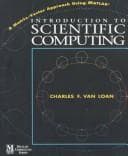 Tapa de Introduction to Scientific Computing