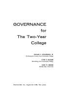 Tapa de Governance for the Two-Year College