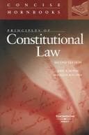 Tapa de Principles of constitutional law