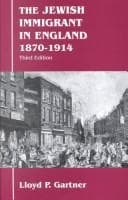 Tapa de The Jewish Immigrant in England, 1870-1914