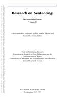 Tapa de Research on Sentencing Vol. II