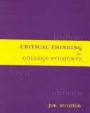 Tapa de Critical Thinking for College Students