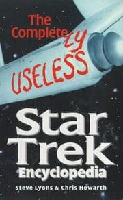 Tapa de The Completely Useless Unauthorized Star Trek Encyclopedia (Virgin)
