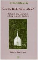 Tapa de and The Birds Began To SingReligion en Literature in Post-Colonial Cultures.