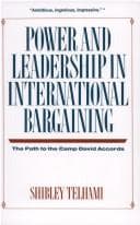 Tapa de Power and Leadership in International Bargaining The Park to the Camp David Acco