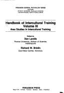 Tapa de Handbook of intercultural training