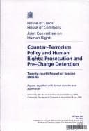 Tapa de Counter-terrorism policy and human Rights