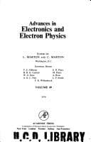 Tapa de Advances in electronics and electron physics
