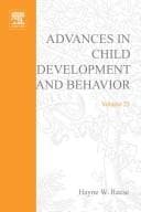 Tapa de Advances in Child Development and Behavior