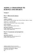 Tapa de Aging: A Challenge to Science and Society Volume 3