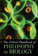Tapa de Handbook of Philosophy of Biology