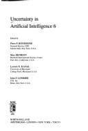 Tapa de Uncertainty in artificial intelligence 6