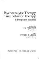 Tapa de Psychoanalytic therapy and behavior therapy