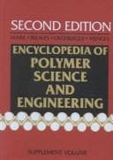 Tapa de Encyclopedia of Polymer Science and Engineering, Polyesters to Polypeptide Synthesis