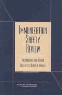 Tapa de Immunization safety review