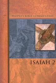 Tapa de Isaiah II (People's Bible Commentary)