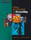 Tapa de Using Access 2000 in accounting