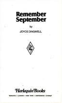 Tapa de Remember September