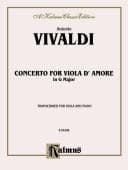 Tapa de Concerto for Viola D'amore