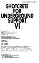Tapa de Shotcrete for underground support VI