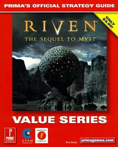Tapa de Riven: The Sequel to Myst (Value Series)