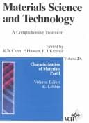 Tapa de Characterization of Materials (Materials Science and Technology : a Comprehensive Treatment, Vol 2a)
