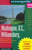 Tapa de Econoguide '99 : Washington, D.C., Williamsburg, Busch Gardens, Richmond