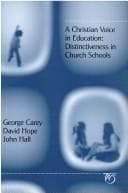 Tapa de Distinctiveness in Church Schools