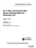 Tapa de UV, X-Ray, and Gamma-Ray Space Instrumentation for Astronomy XIV