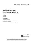 Tapa de Soft X-Ray Lasers and Applications VI