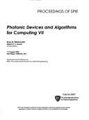 Tapa de Photonic Devices and Algorithms for Computing VII