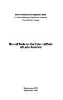 Tapa de The External Debt of Latin America
