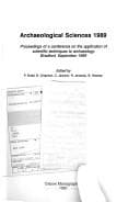 Tapa de Archaeological Sciences 1989