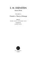 Tapa de S. M. Eisenstein - Selected Works Vol. 2