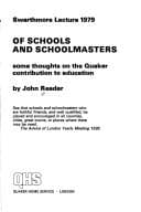 Tapa de Of Schools and Schoolmasters: Some Thoughts on the Quaker Contribution to Education