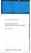 Tapa de The tradition of non-racism in South Africa