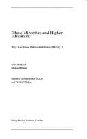 Tapa de Ethnic minorities and higher education