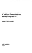 Tapa de Children, Transport and the Quality of Life