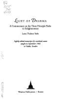 Tapa de Light of dharma
