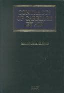 Tapa de Contracts of Carriage by Air (Transport Law Series)