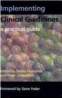Tapa de Implementing clinical guidelines