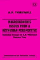 Tapa de Macroeconomic Issues from a Keynesian Perspective