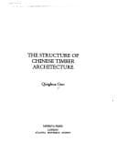 Tapa de The structure of Chinese timber architecture