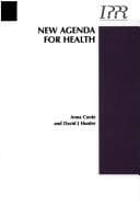 Tapa de New Agenda for Health