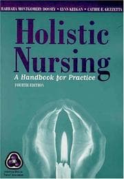 Tapa de Holistic nursing