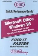 Tapa de Quick Reference Guide for Microsoft Office Windows 95