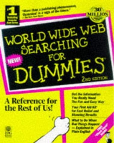 Tapa de World Wide Web searching for dummies