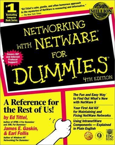 Tapa de Networking with NetWare for dummies